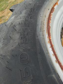 2 Case IH  maximum 460/85r38 tire and rims NEW