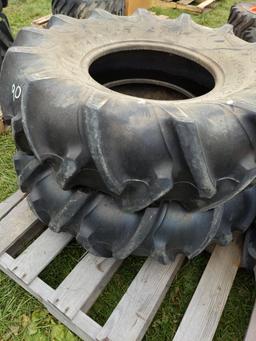 2 Kubota B series rear tires 12.4-16 Firestone