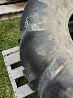 2 Kubota B series rear tires 12.4-16 Firestone
