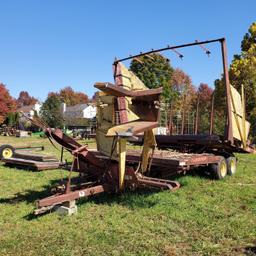 New Holland bale stacker.