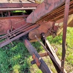 New Holland bale stacker.
