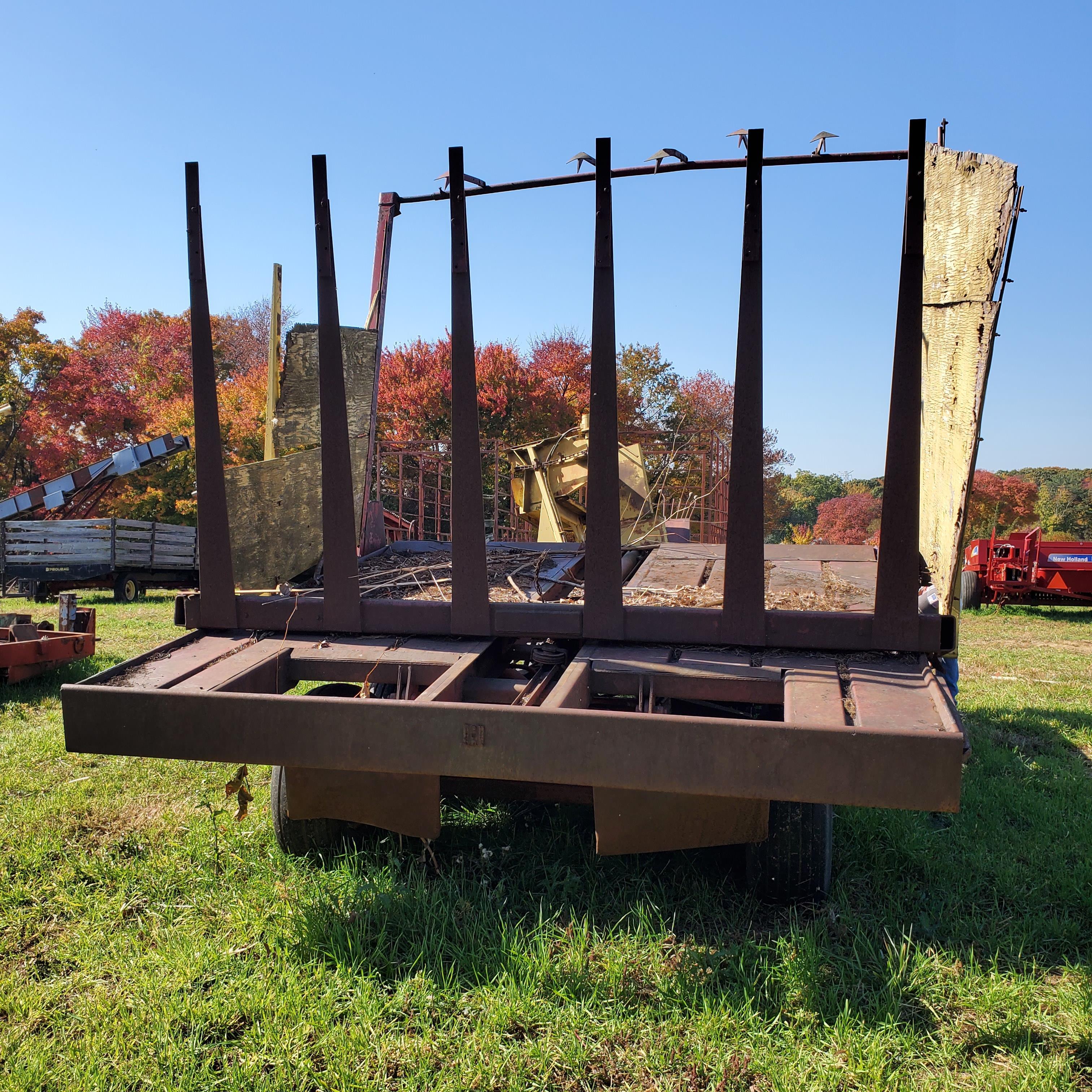 New Holland bale stacker.