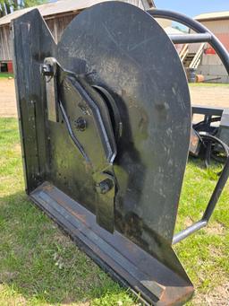 Boom mower for skid steer.