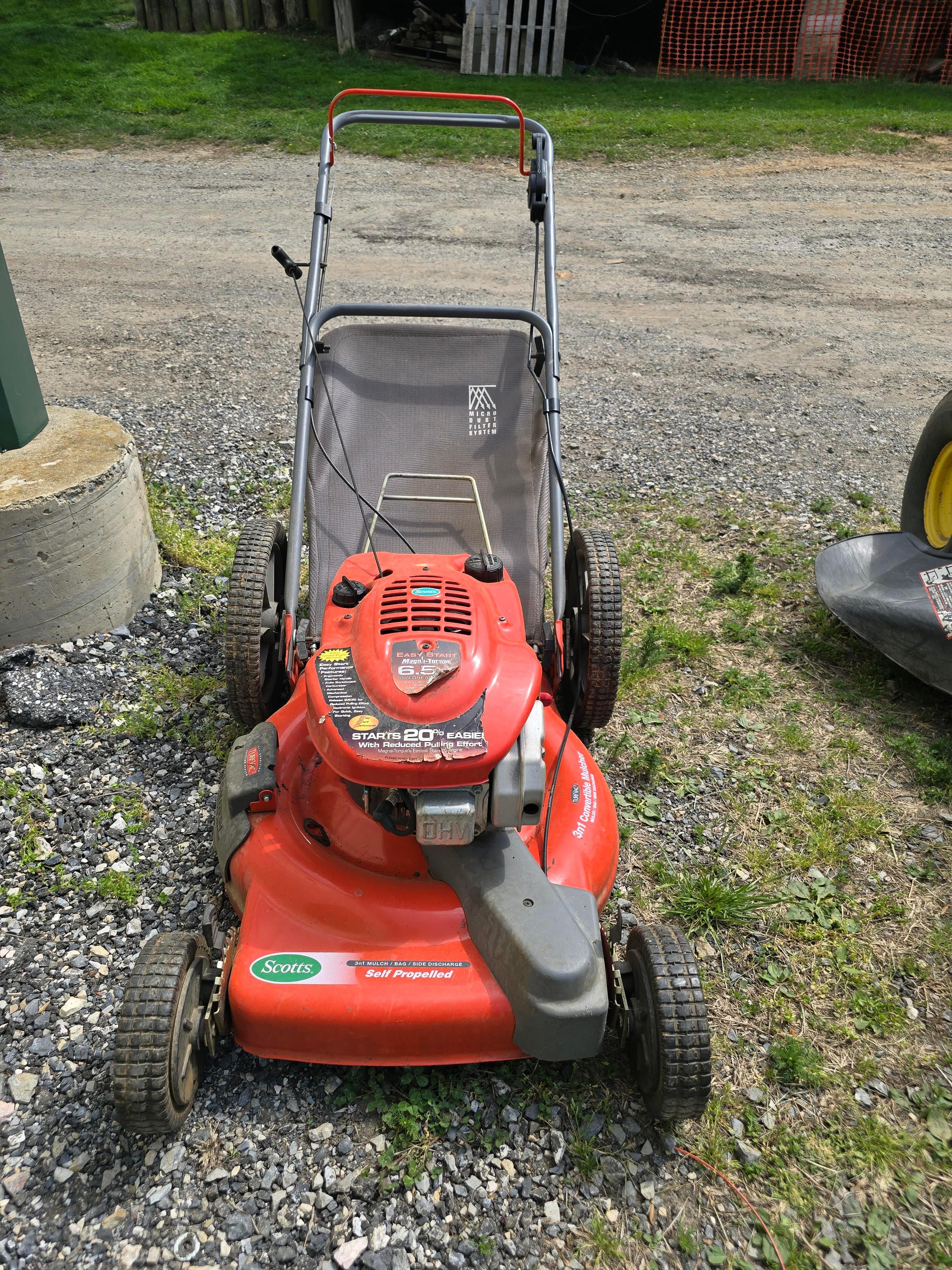 Scott's self propelled lawnmower.