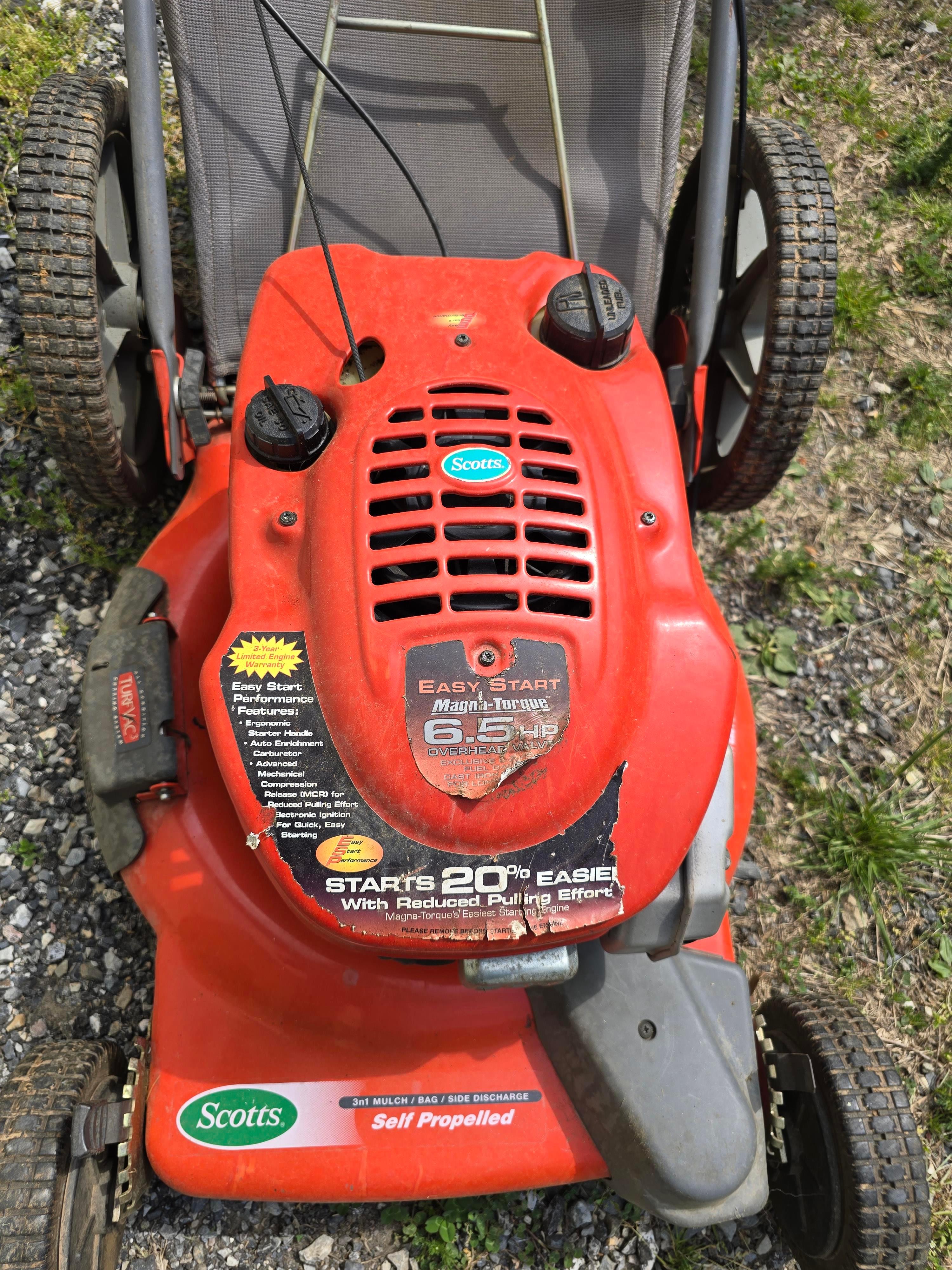 Scott's self propelled lawnmower.