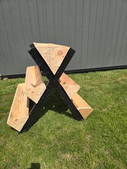 New Wood stand planter