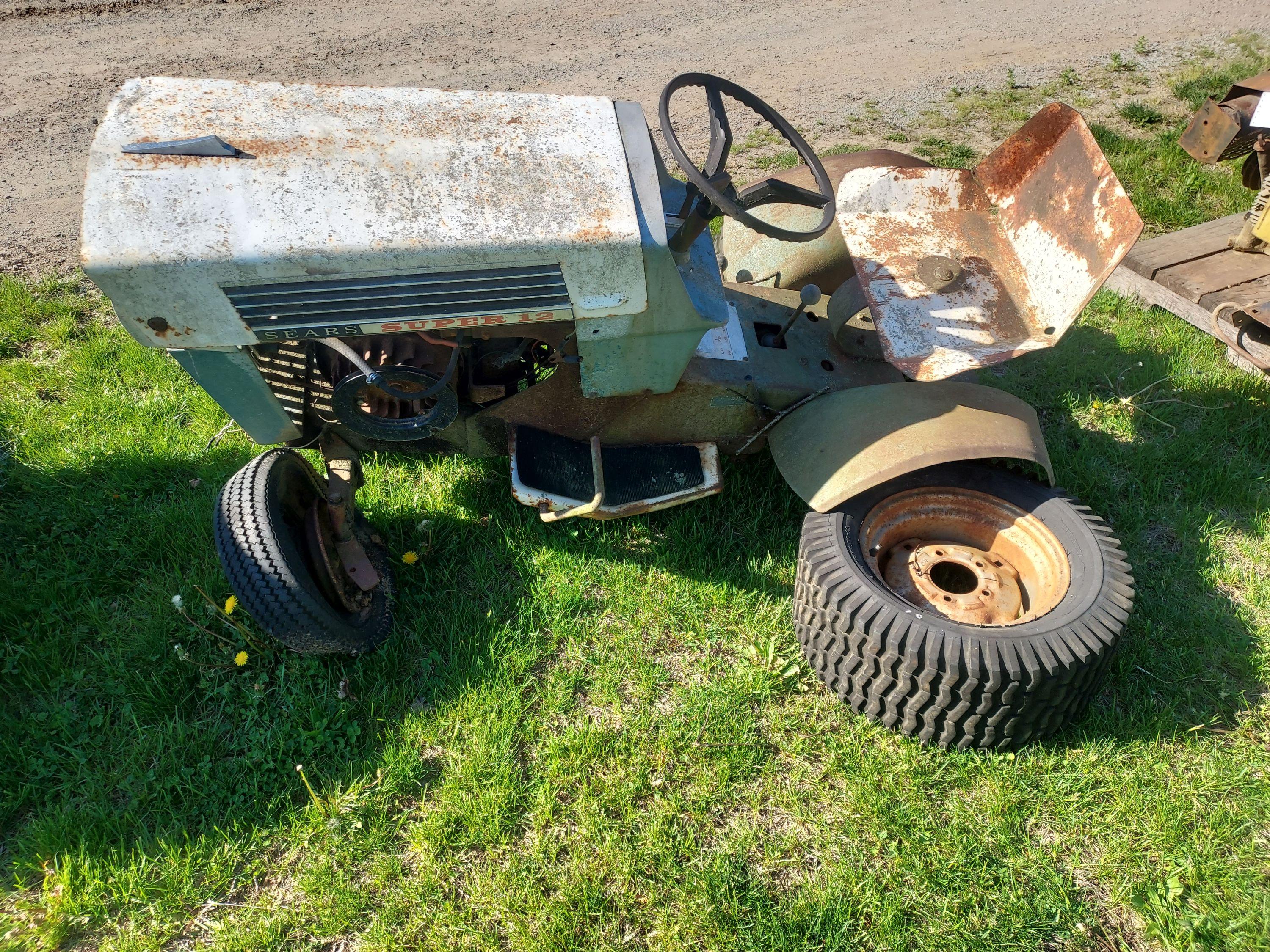 Sears Super 12 parts tractor