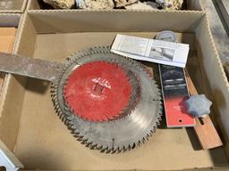 assortment of saw blades