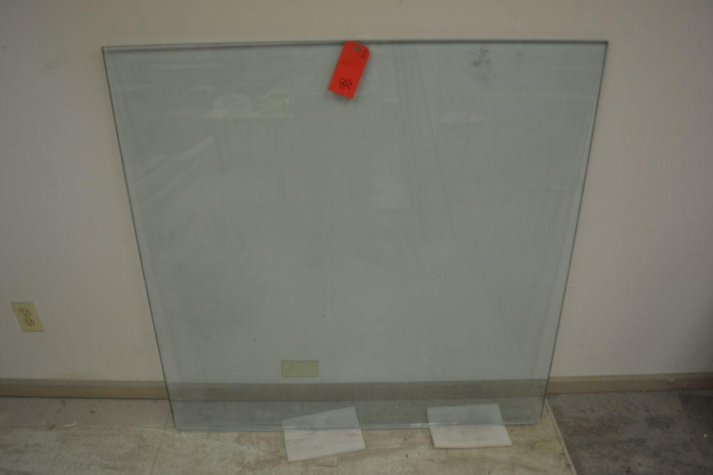 45" square glass table top