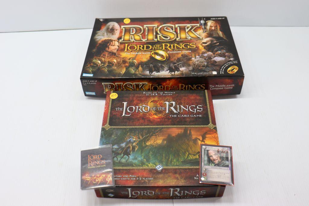 The Lord of the Rings Risk and The Card Game
