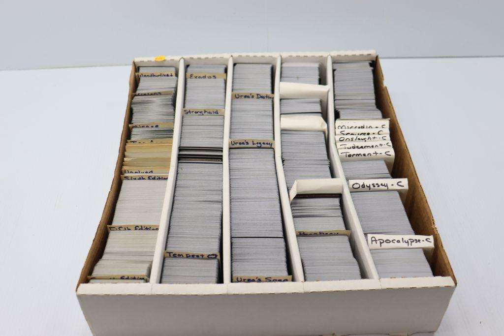 Large assortment of Magic the Gathering cards