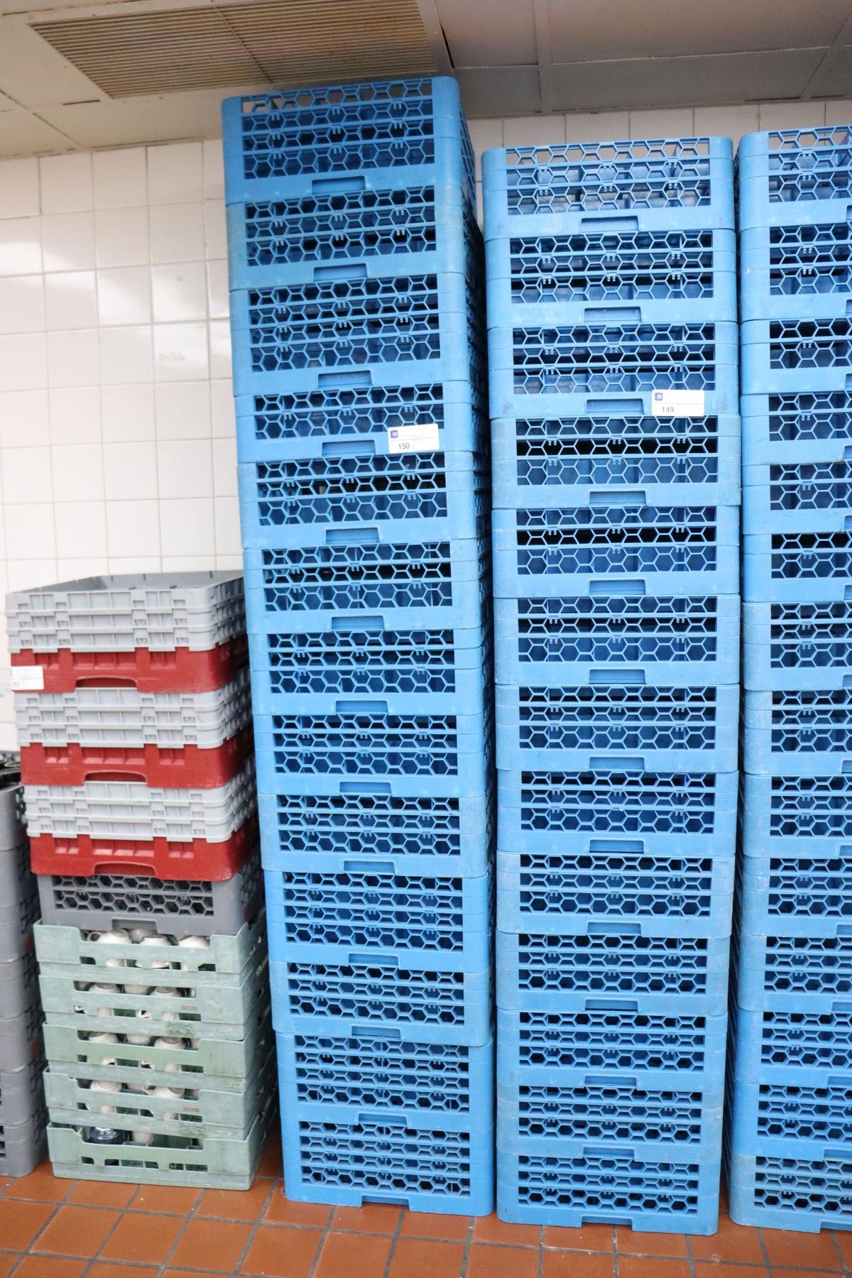 Stack of Plastic Dishwasher Racks (kitchen)