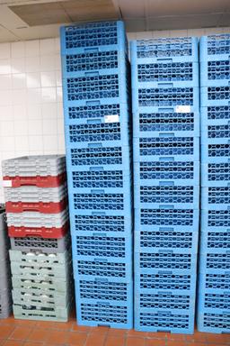Stack of Plastic Dishwasher Racks (kitchen)