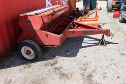 International 510 grain drill with grass seeder