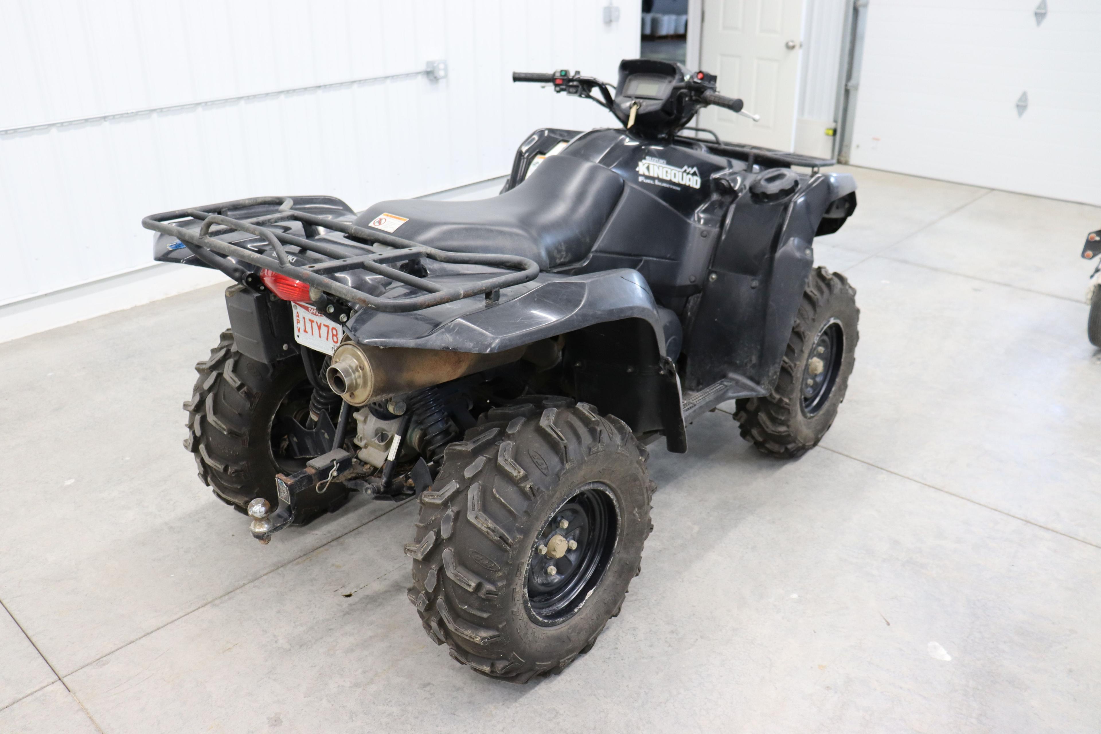 2006 Suzuki King Quad 700 4 x 4, miles - 2,038 fuel injected, VIN - 5SAAP41