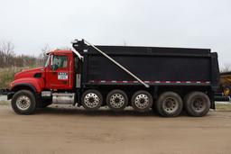 2006 Mack Granite tandem axel dump truck, 541,175 miles, VIN 1M2AG11C97M063725,