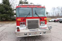 1999 Ferrara/Spartan fire truck pumper, Cummins 8.3L diesel engine, 1,000 g