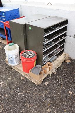 (2) bins full of hardware, Standard & Metric