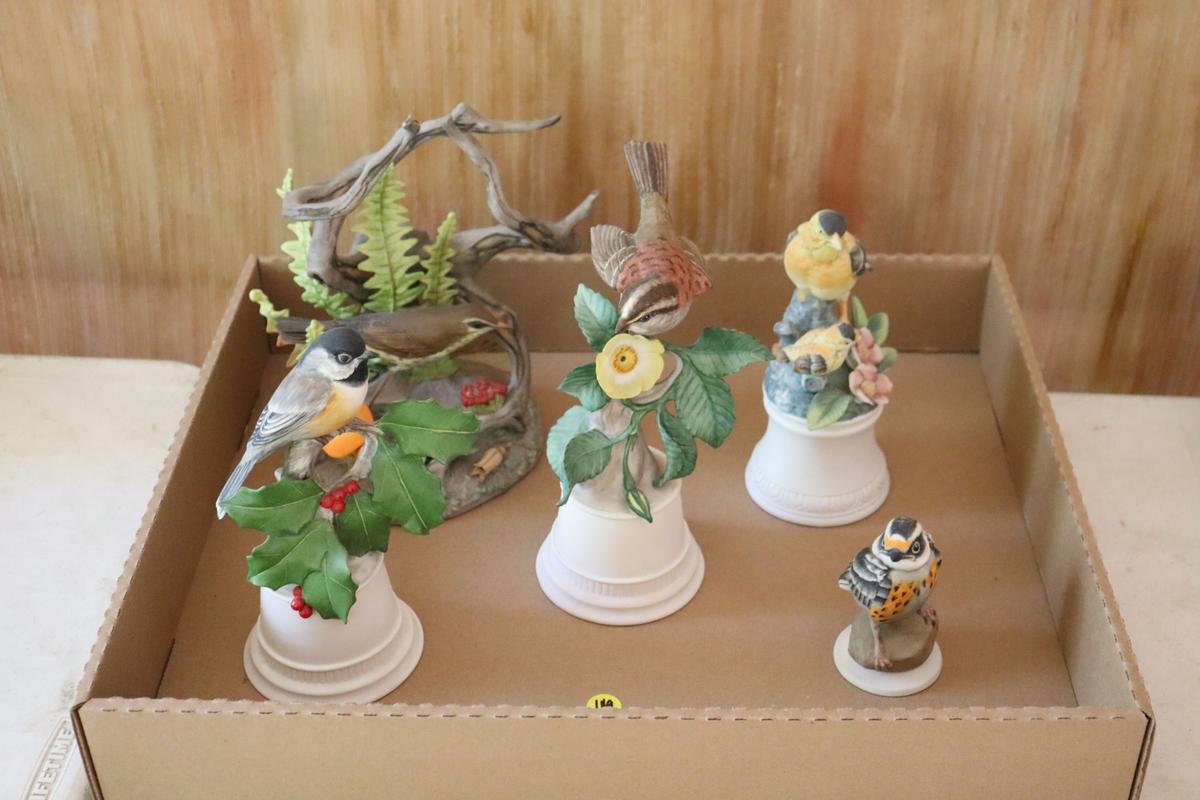 (5) Assortment of Bird Figurines