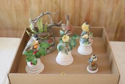 (5) Assortment of Bird Figurines