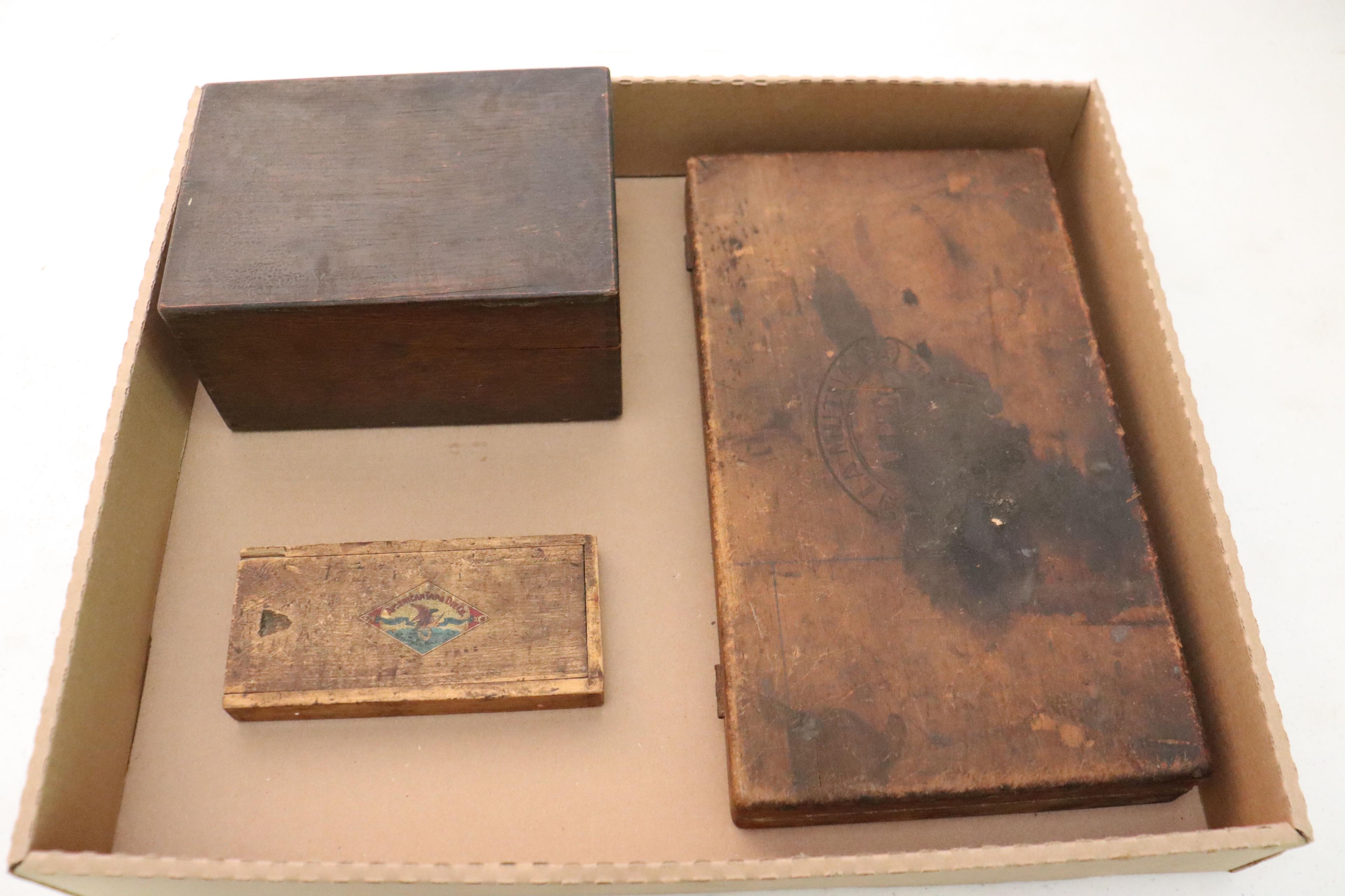 (3) Wooden Boxes (main)