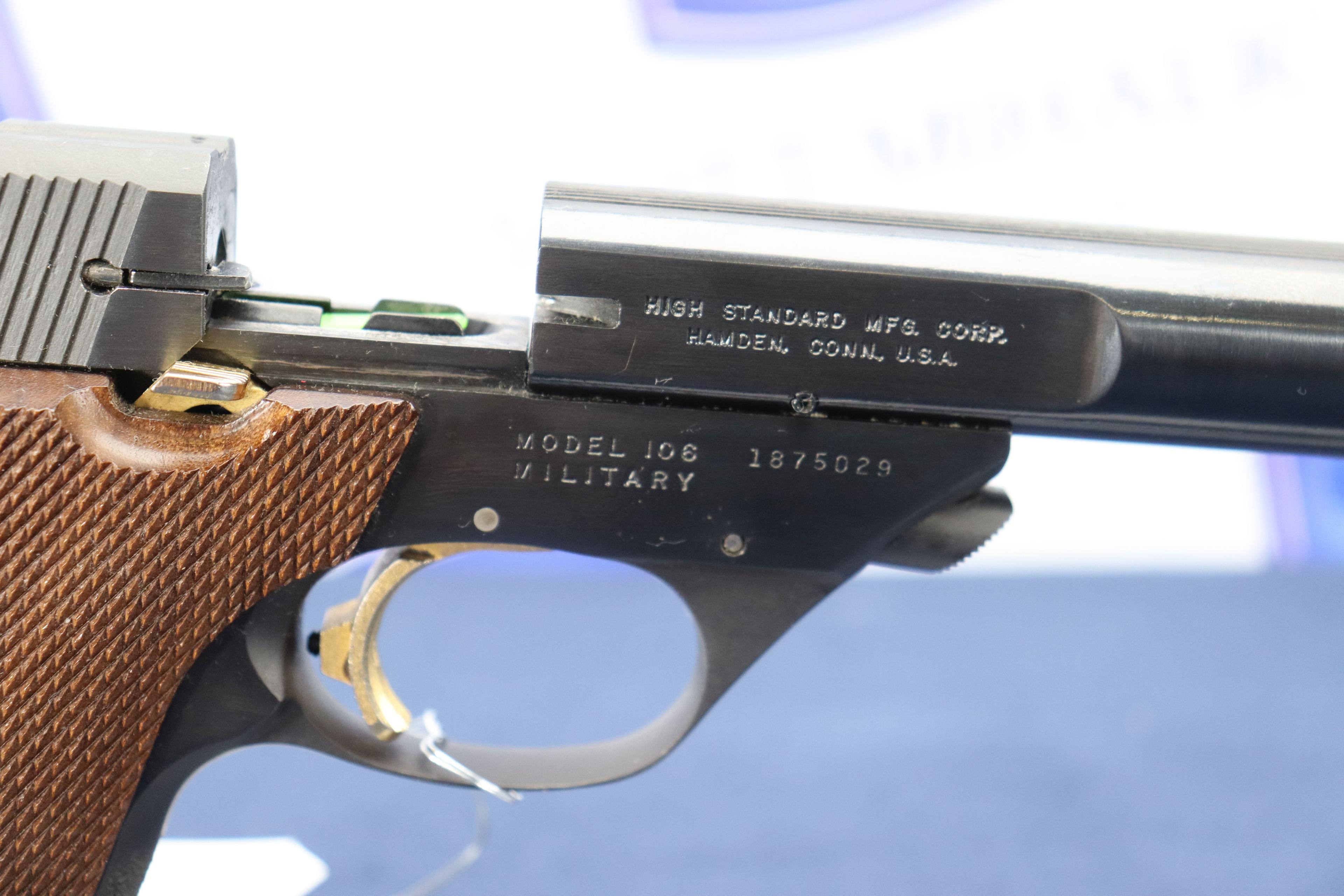 High Standard Supermatic Trophy Model 106 Military, cal. 22