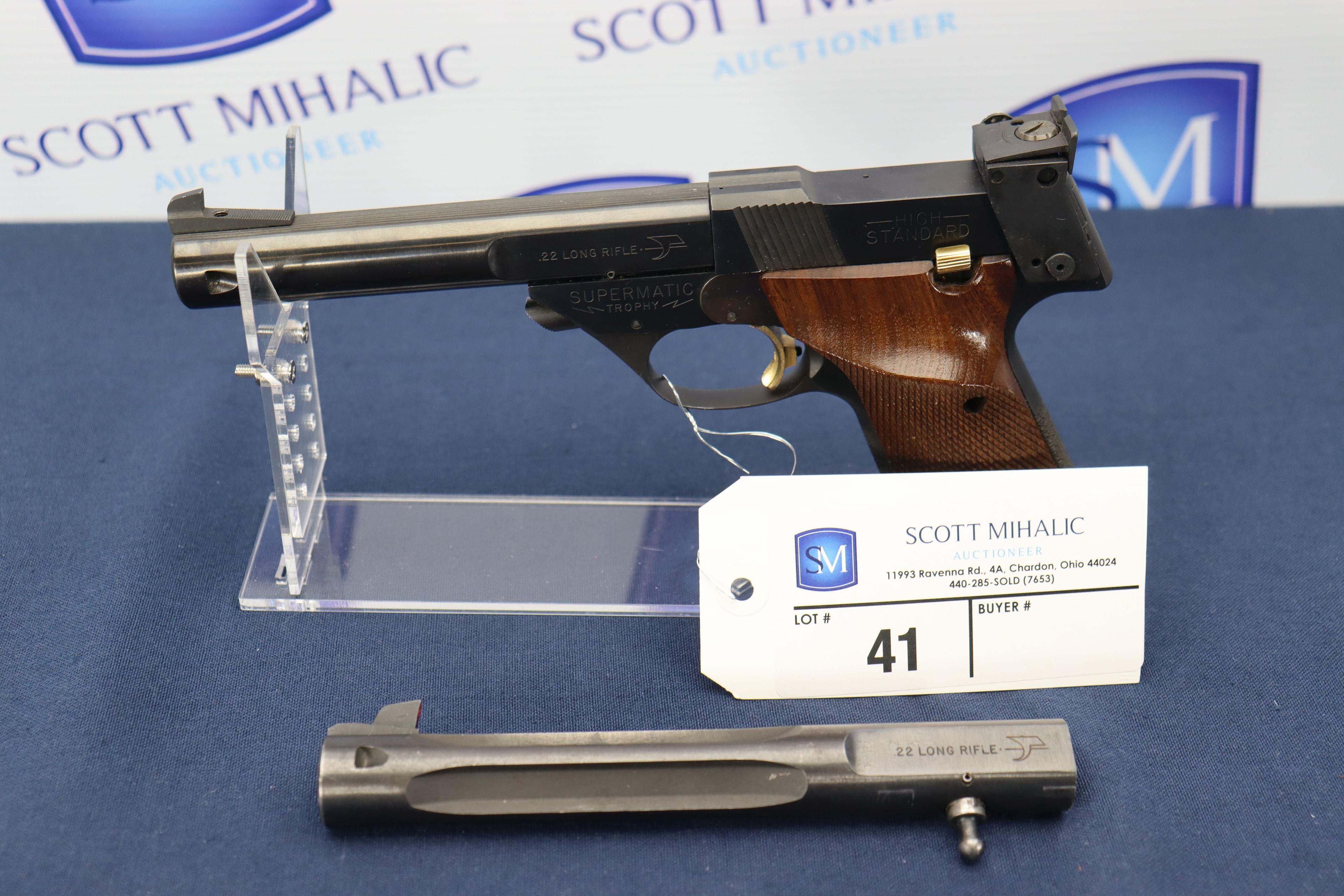 High Standard Supermatic Trophy Model 106 Military, cal. 22