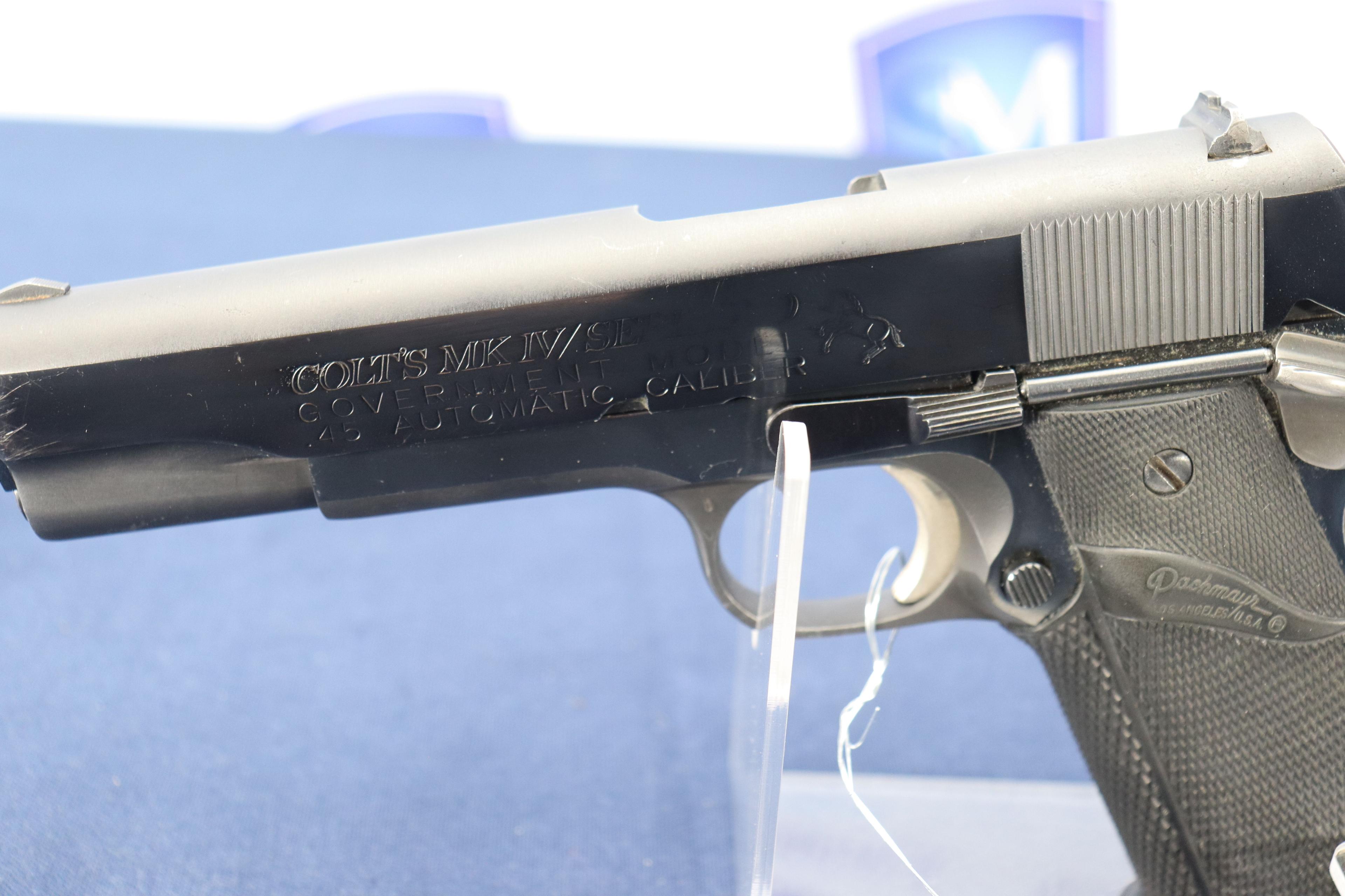 Colt Government Model MKIV Series 70, cal, 45/22