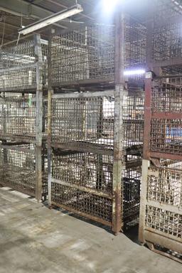 (3) stackable parts baskets