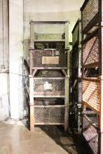 (4) Industrial steel crate