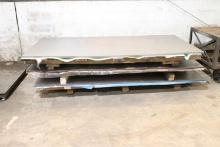 Cold rolled steel sheeting, assortment of gauges