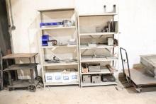 Metal shelving
