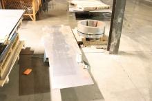 Assortment of steel sheeting