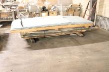 Assortment of steel sheeting