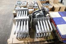assortment of burners