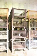 (4) Industrial steel crate