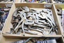 Assortment of vise grips