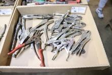 Assortment of vise grips