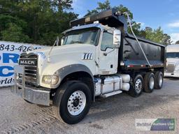 2018 MACK GU713 TRI-AXLE DUMP TRUCK, VIN # 1M2AX04C3JM038056