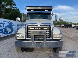 2018 MACK GU713 TRI-AXLE DUMP TRUCK, VIN # 1M2AX04C3JM038056