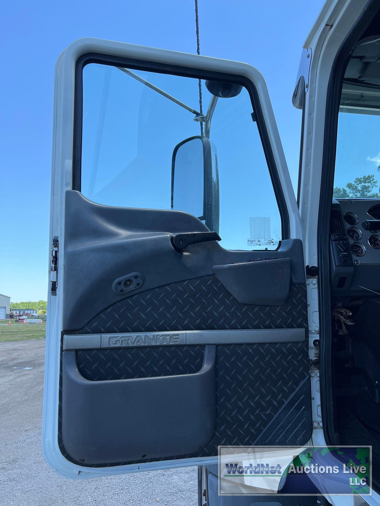 2018 MACK GU713 TRI-AXLE DUMP TRUCK, VIN # 1M2AX04C9JM038059