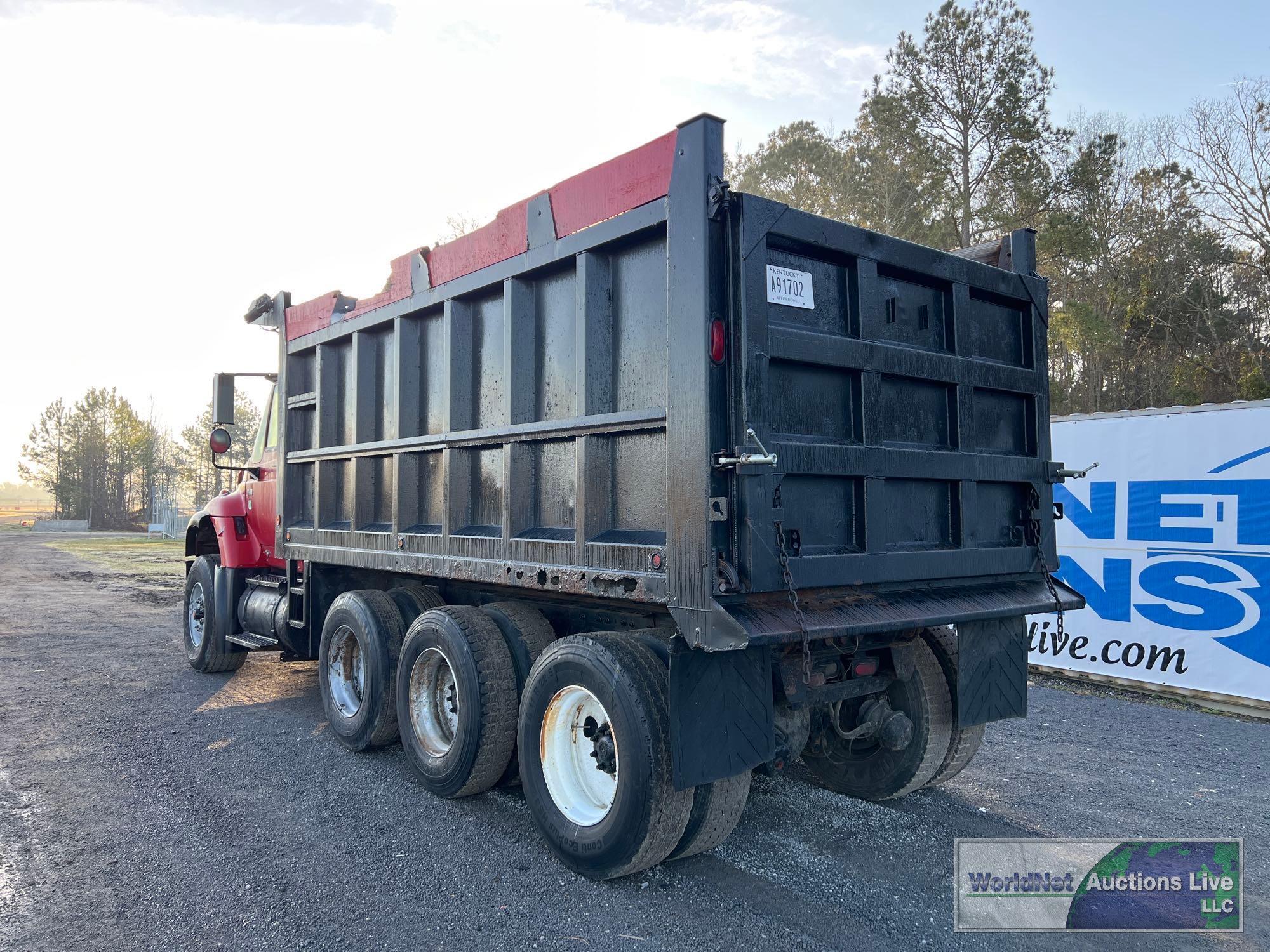 2006 INTERNATIONAL 7600 TRI-AXLE DUMP TRUCK, VIN # 1HSWXAHT66J340564