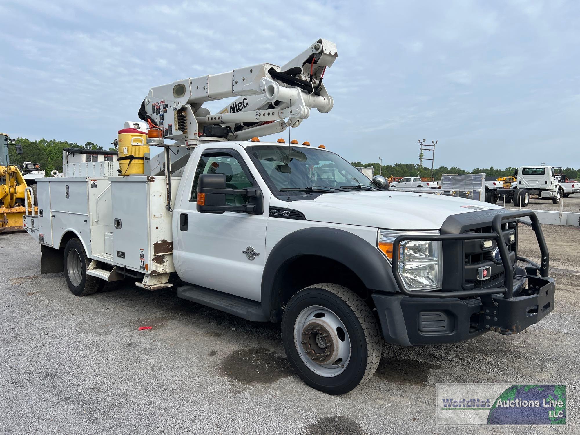 2016 FORD F-550XL SUPER DUTY BUCKET TRUCK, VIN # 1FDUF5HT9GED42468