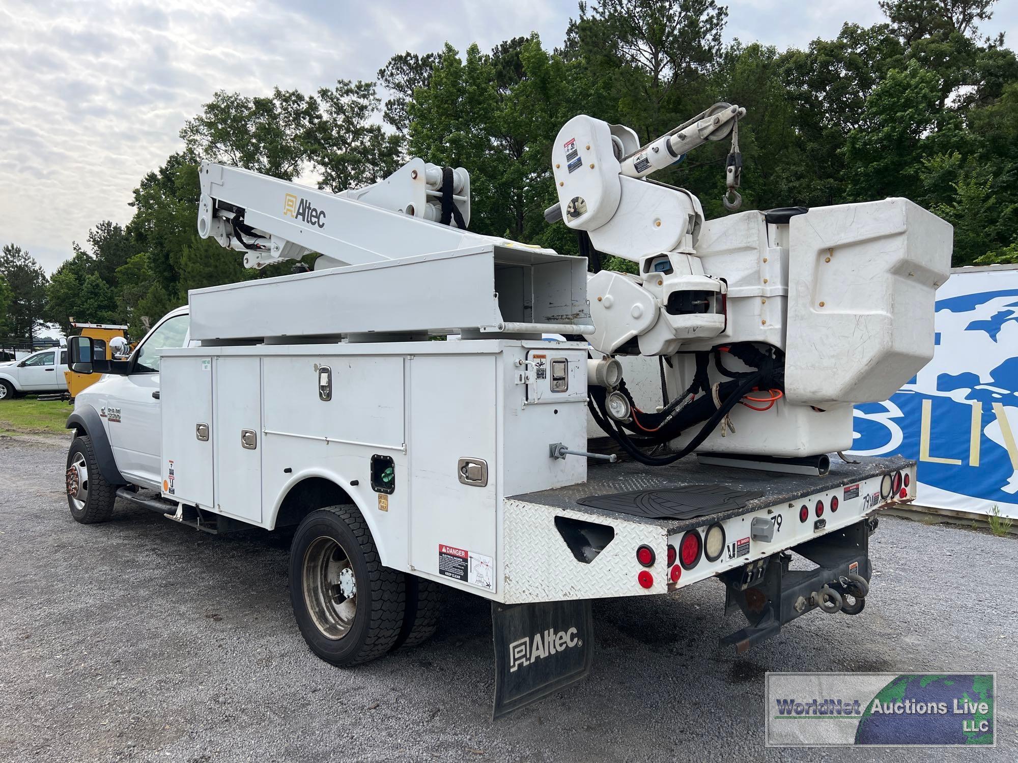 2014 RAM 5500HD BUCKET TRUCK, VIN # 3C7WRNBL5EG254393