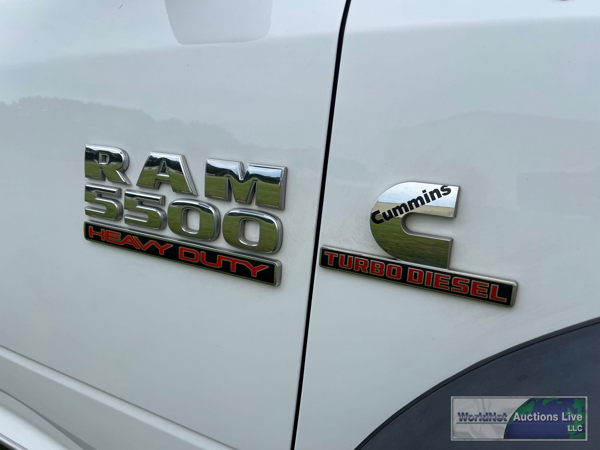 2017 RAM 5500 HEAVY DUTY TRUCK, VIN # 3C7WRNFL5HG541277