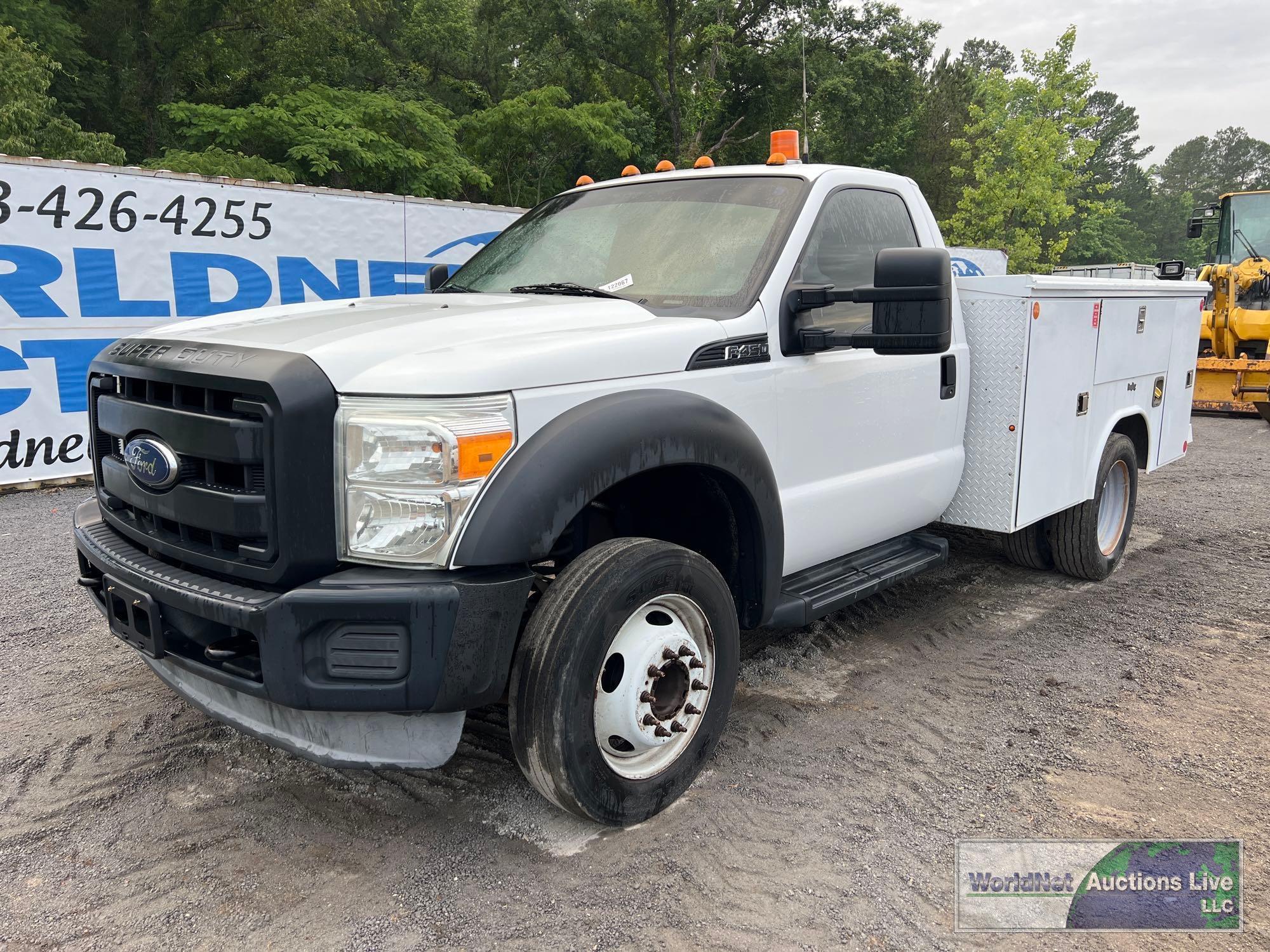 2014 FORD F-450XL SUPER DUTY SERVICE TRUCK VIN # 1FDUF4GY2EEB19824