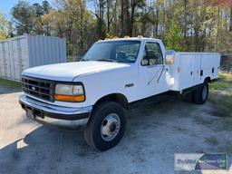 1997 FORD F-SUPER DUTY SERVICE TRUCK, VIN # 3FELF47F2VMA15897