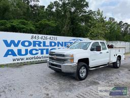 2016 CHEVROLET SILVERADO 2500HD SERVICE TRUCK, VIN # 1GB2KUEG5GZ203279