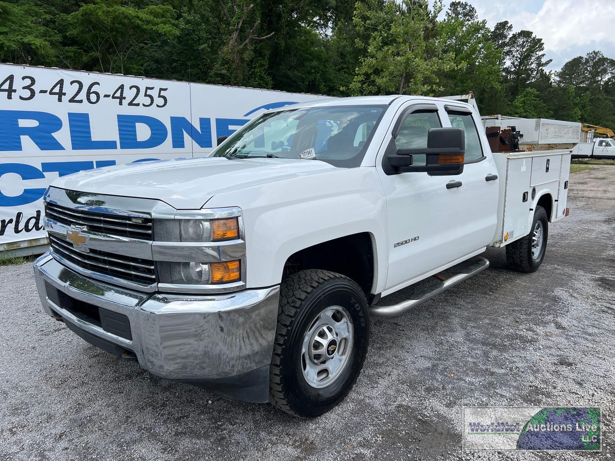 2016 CHEVROLET SILVERADO 2500HD SERVICE TRUCK, VIN # 1GB2KUEG5GZ203279