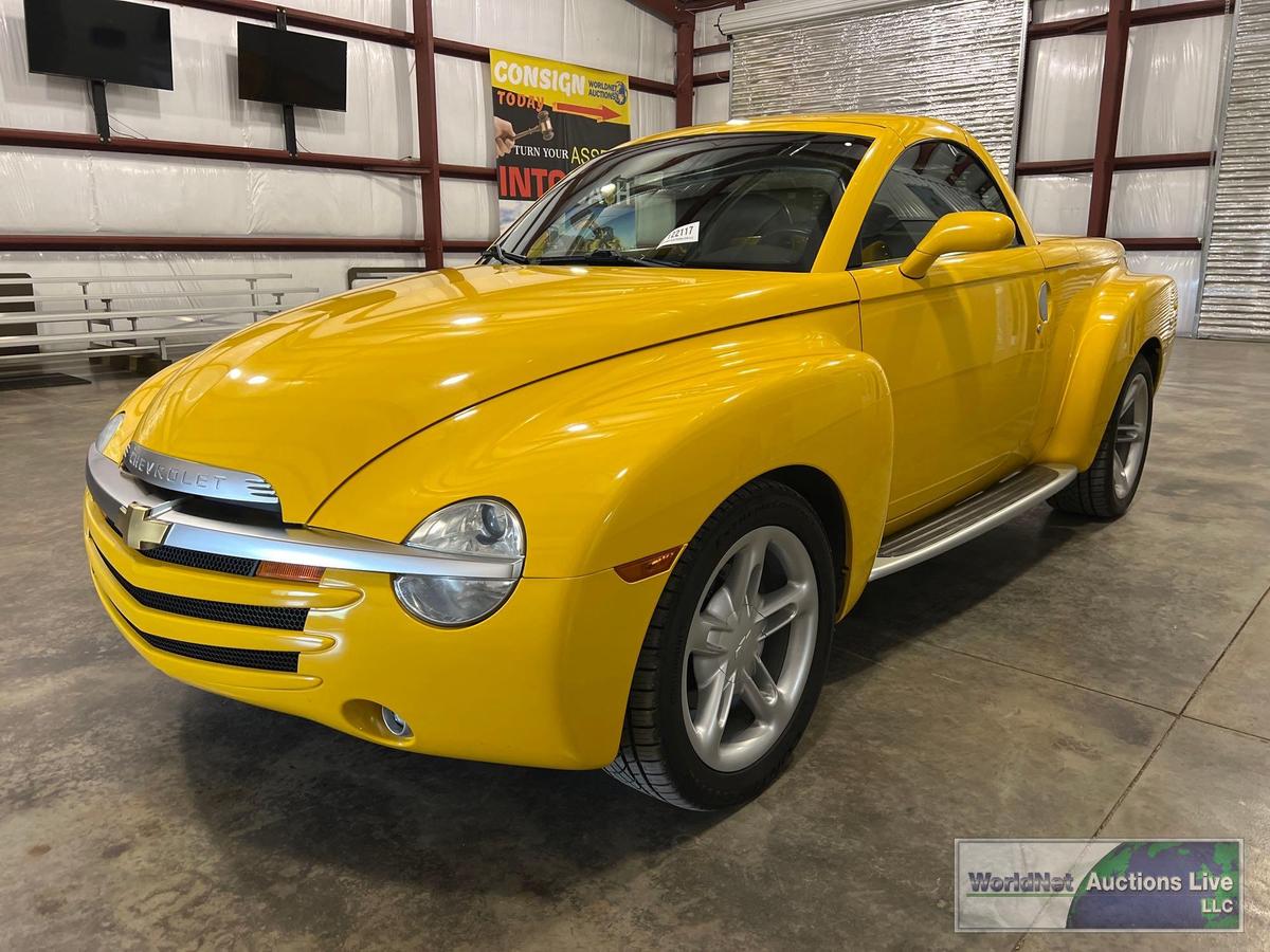 2004 CHEVROLET SSR PICKUP TRUCK, VIN # 1GCES14P04B106553